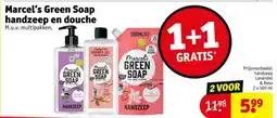 Kruidvat Marcel's Green Soap Handzeep en Douche aanbieding