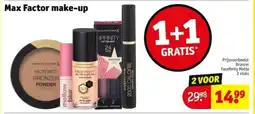 Kruidvat Max Factor make-up aanbieding
