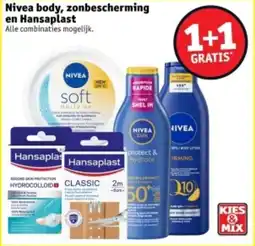 Kruidvat Nivea body, zonbescherming en Hansaplast aanbieding