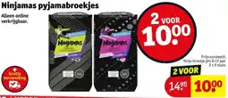 Kruidvat Ninjamas pyjamabroekjes aanbieding