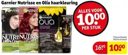 Kruidvat Garnier Nutrisse en Olia haarkleuring aanbieding