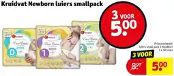 Kruidvat Kruidvat Newborn luiers smallpack aanbieding