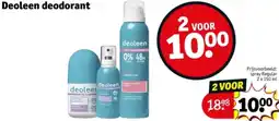 Kruidvat Deoleen deodorant aanbieding