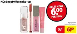 Kruidvat MCoBeauty lip make-up aanbieding