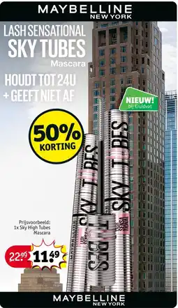 Kruidvat Maybelline aanbieding