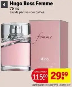Kruidvat Hugo Boss Femme aanbieding