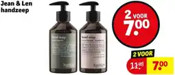 Kruidvat Jean & Len handzeep aanbieding