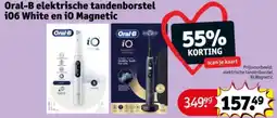 Kruidvat Oral-B elektrische tandenborstel 106 White en i0 Magnetic aanbieding
