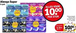 Kruidvat Always Super aanbieding