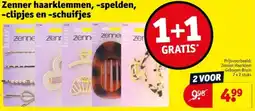 Kruidvat Zenner haarklemmen, spelden, clipjes en schuifjes aanbieding