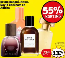 Kruidvat Bruno Banani, Mexx, David Beckham en Adidas aanbieding