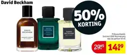 Kruidvat David Beckham aanbieding