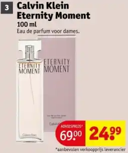 Kruidvat Calvin Klein Eternity Moment aanbieding