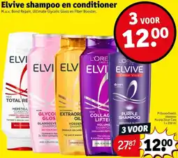 Kruidvat Elvive shampoo en conditioner aanbieding