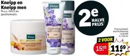 Kruidvat Kneipp en Kneipp men aanbieding