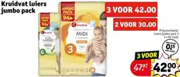 Kruidvat Kruidvat luiers jumbo pack aanbieding