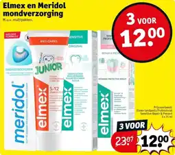 Kruidvat Elmex en Meridol mondverzorging aanbieding