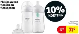 Kruidvat Philips Avent flessen en flesspenen aanbieding