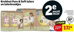 Kruidvat Kruidvat Pure & Soft luiers en luierbroekjes aanbieding