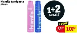 Kruidvat Hismile tandpasta aanbieding