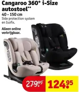 Kruidvat Cangaroo 360° i-Size autostoel aanbieding