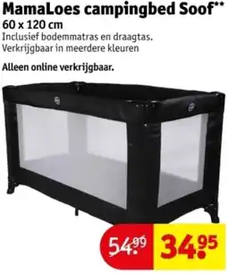 Kruidvat MamaLoes campingbed Soof aanbieding