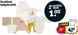 Kruidvat Kruidvat babytextiel aanbieding