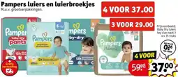 Kruidvat Pampers luiers en luierbroekjes aanbieding