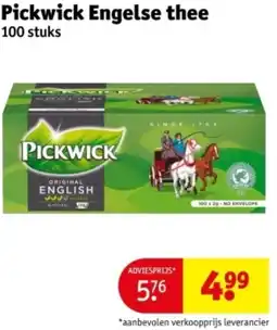 Kruidvat Pickwick Engelse thee aanbieding
