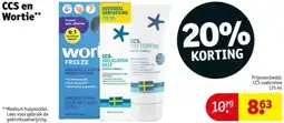 Kruidvat CCS en Wortie aanbieding