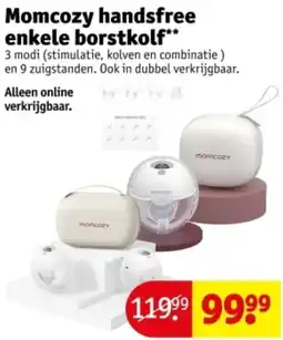 Kruidvat Momcozy handsfree enkele borstkolf aanbieding