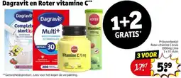 Kruidvat Dagravit en Roter vitamine C aanbieding