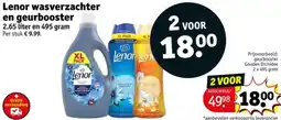 Kruidvat Lenor wasverzachter en geurbooster aanbieding