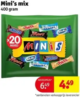 Kruidvat Mini's mix aanbieding