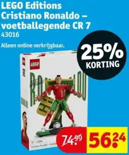 Kruidvat LEGO Editions Cristiano Ronaldo voetballegende CR7 aanbieding