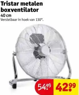 Kruidvat Tristar metalen boxventilator aanbieding