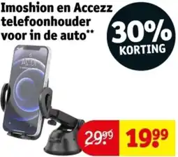 Kruidvat Imoshion en Accezz telefoonhouder voor in de auto aanbieding