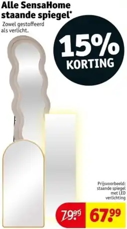 Kruidvat Alle SensaHome staande spiegel aanbieding