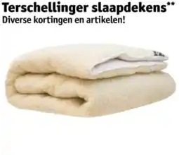 Kruidvat Terschellinger slaapdekens aanbieding