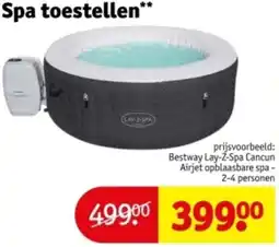 Kruidvat Spa toestellen aanbieding