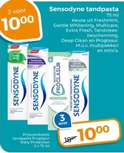 Trekpleister Sensodyne tandpasta aanbieding