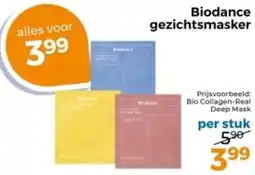 Trekpleister Biodance gezichtsmasker aanbieding