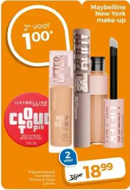 Trekpleister Maybelline New York make-up aanbieding