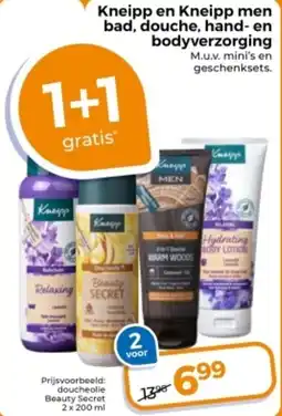 Trekpleister Kneipp en Kneipp men bad, douche, hand en bodyverzorging aanbieding