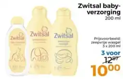 Trekpleister Zwitsal babyverzorging aanbieding