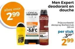 Trekpleister Men Expert deodorant en douche aanbieding