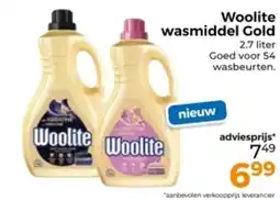 Trekpleister Woolite wasmiddel Gold aanbieding