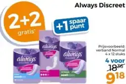 Trekpleister Always Discreet aanbieding