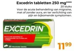 Trekpleister Excedrin tabletten aanbieding