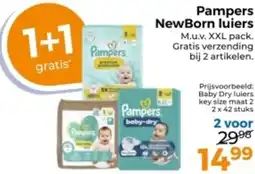 Trekpleister Pampers NewBorn luiers aanbieding